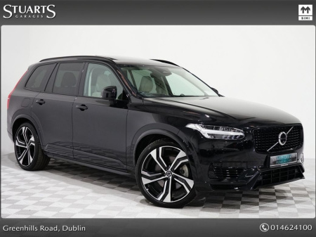 2024 Volvo XC90 ULTIMATE DARK, ONYX BLACK WITH BLONDE LEATHER, 22” ALLOYS, AIR SUSPENSION, BOWERS AND WILKINS, PANORAMIC ROOF