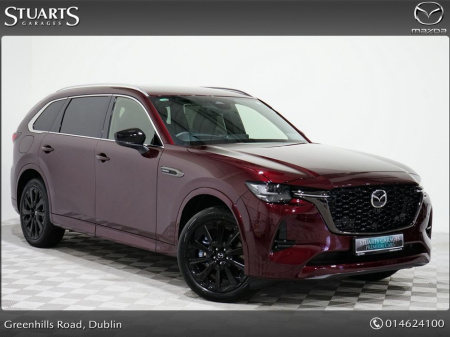 2025 Mazda CX-80 IN STOCK FOR 252 JULY DELIVERY*2.5L e-SKYACTIV PHEV 327ps 8AT AWD HOMURA PLUS 6 SEATER €71,930