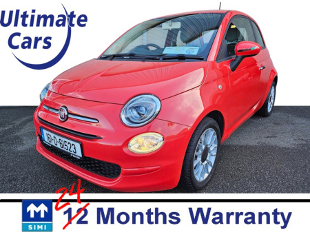 2016 Fiat 500 1.2 POP STAR 12 Months Warranty Finance Available