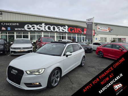 2014 Audi A3 1.4 PAN ROOF SUNROOF  FULL LEATHER HEATED SEATS REVERSING CAMERA - PARKING SENSORS - SIMI DEALER - LOW ROAD TAX BAND