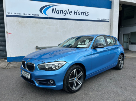 2018 BMW 1 Series 116D SPORT. FULL LEATHER.   FINANCE AVAILABLE. TRADE IN WELCOME. www.nangleharris.ie. ALL CARS CHECKED WITH MOTORCHECK.IE CALL 01 5620011