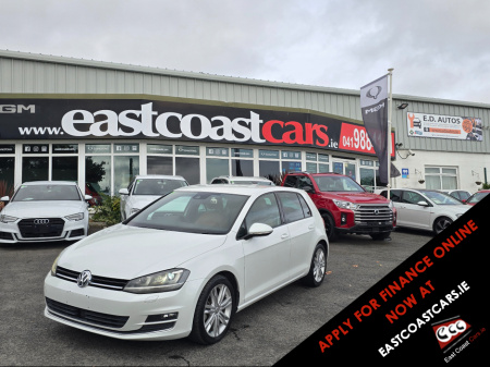 2016 Volkswagen Golf HIGHLINE TAN LEATHER SEATS SPECIAL LIMITED EDITION HIGHLINE 1.4 TSI ** HEATED LEATHER / ALCANTARA SEATS * REVERSING CAMERA * SIMI DEALER - €16,950