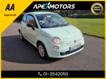 2014 Fiat 500 FINANCE ARRANGED * AA APPROVED  * 101 SAFETY CHECKLIST * IMMACULATE * LOW LOW MILES * NEW NCT NOV-25 * LOW TAX * 12-MONTH ROADSIDE ASSIST  * STAMPED SERVICE HISTORY * ONE VERY CAREFUL OWNER * CARTELL €7,449