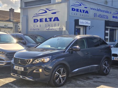 2019 Peugeot 3008 ALLURE 1.5 BLUE HDI 130BHP AUTOMATIC NCT 05/27 TAX 10/25 FINANCE AVAILABLE @ €94 PER WEEK REVERSE CAMERA/ HALF LEATHER SEATS/ TOUCH SCREEN MEDIA/ ANDROID AUTO/ APPLE CAR PLAY/ HISTORY CHECKED