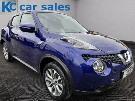 2017 Nissan Juke 1.5 DCI TEKNA 5DR 110PS, FULL BLACK LEATHER & HEATED SEATS , SURROUND CAMERA , SAT- NAV , DIAMOND CUT ALLOYS , TIMING BELT DONE , SERVICE & NCT , 2x KEYS , FINANCE FROM €38 p/w &€ 2,950 €12,950
