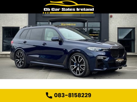 2021 BMW X7 3.0 40d MHT M Sport SUV 5dr Diesel Auto xDrive SKY LOUNGE, TANZANITE BLUE, VISIBILTY PACK, COMFORT PACK