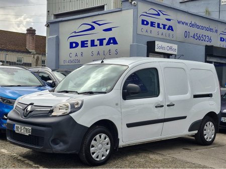 2019 Renault Kangoo EXPRESS MAXI BUSINESS 33KW/H FULLY ELECTRIC DOE 08/26 **VAT INCLUDING PRICE** FINANCE AVAILABLE @ €27 PER WEEK 1 PREVIOUS OWNER/ LOW MILEAGE/ CHARGING CABLE SUPPLIED/ BLUETOOTH/ HISTORY CHECKED
