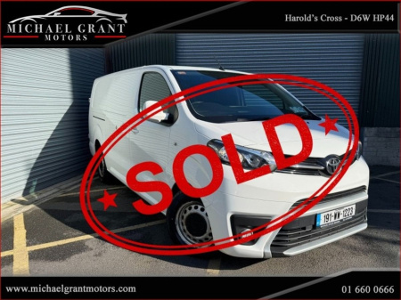 2019 Toyota Proace LONG WHEELBASE 2.0 D LWB GX TWIN SLIDER / 1 OWNER / ONLY 123KM / NEW DOE €14,750