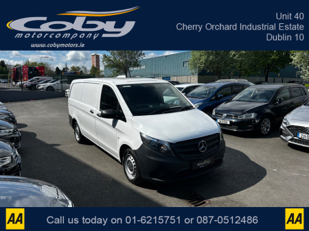 2020 Mercedes-Benz Vito 110 KA/L FWD CLASSIC. €14950 Plus VAT. Immaculate 1 Owner Irish Van with FSH, DOE March 26.