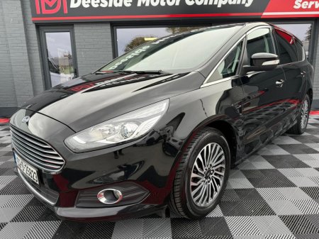 2019 Ford S-Max 2.0 TITANIUM ECOBLUE 150 150PS , LOW KM'S , Full Service Record , Sat-Nav ,  Parking Sensors , Cruise Control , Finance from €85 p/w & €6,950 Deposit t&c may apply , Service , NCT , Warranty . €24,950