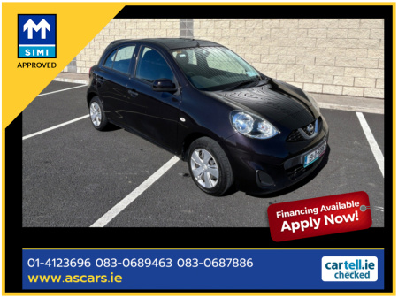 2019 Nissan Micra 5DR AUTOMATIC ** REVERSE CAMERA ** A/C ** STUNNING EXAMPLE ** €9,995