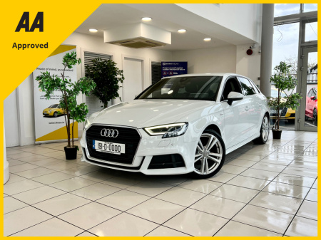 2019 Audi A3 SLINE AUTO-HUGE SPEC-LEATHER-LANE ASSIST-HEATED SEATS €24,890