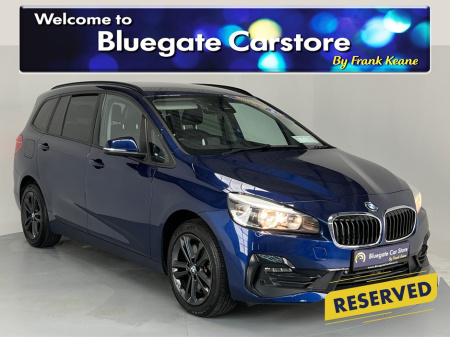 2020 BMW 2 Series 7 SEAT GRAN TOURER AUTO D SPORT **Semi Digital Dash**Black Leather Interior**Touchscreen Media**Parking Sensors**Electric Handbrake**Heads Up Display**Wireless Phone Charger**Bluetooth Connection** €24,795