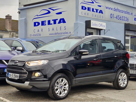 2015 Ford Ecosport TITANIUM 1.5 TDCI 95BHP NCT 07/25 TAX 04/25 FINANCE AVAILABLE @ €48 PER WEEK SERVICE HISTORY/ LOW MILEAGE DIESEL/ BLUETOOTH/ ELECTRIC WINDOWS/ PARKING SENSORS/ HISTORY CHECKED