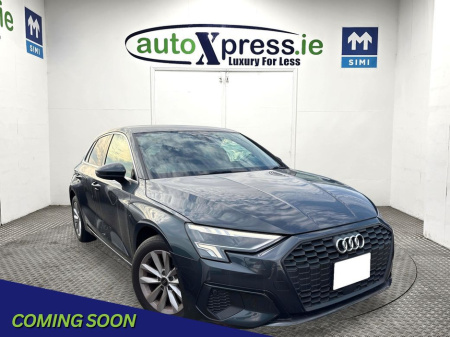 2021 Audi A3 SPORTBACK 30TFSI Automatic, Reversing camera, LOW MILEAGE