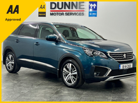 2018 Peugeot 5008 GREAT SPEC*ALLURE 1.6 BLUE HDI 120 4DR*REAR CAMERA*TWO KEYS*NCT 03/26*12 MONTH WARRANTY*FINANCE AVAILABLE €21,949