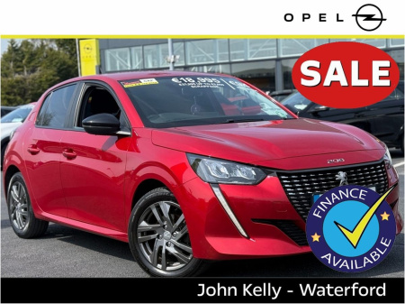 2022 Peugeot 208 1.2 Puretech 75 bhp Active €18,995
