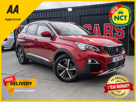 2018 Peugeot 3008 2018 Peugeot 3008 1.2 Automatic/New NCT/1yr warran €19,888