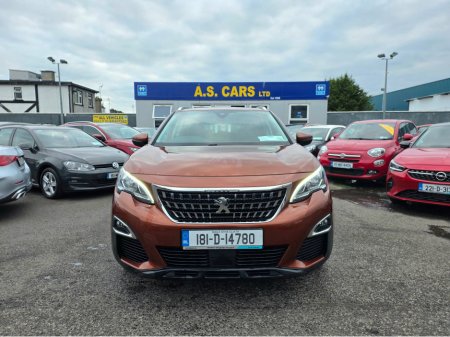 2018 Peugeot 3008 ACTIVE 1.6 BLUE HDI ** IRISH CAR ** REVERSE CAMERA & SENSORS ** APPLE CAR PLAY / ANDROID AUTO ** 2 KEYS ** EXCELLENT EXAMPLE ** €14,995
