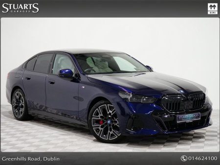 2024 BMW 5 Series *SOLD DEPOSIT TAKEN*3 X PACKS AND PANORAMIC ROOF* PRO PACK, TECH PLUS PACK, COMFORT PACK AND 20” 939 AERO ALLOYS: TANZANITE BLUE METALLIC WITH IVORY