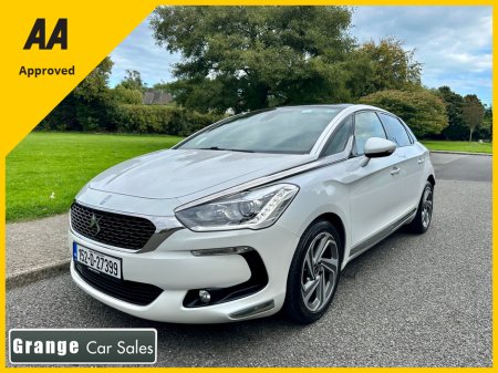 2015 Citroen DS5 2.0 Diesel Elegance 150 Bhp 5dr Hatchback - AA approved - Full service history - 2 keys - Belt done - March 26 nct - Dec 25 tax - Sold serviced and valeted with history check / warranty provided. €8,900