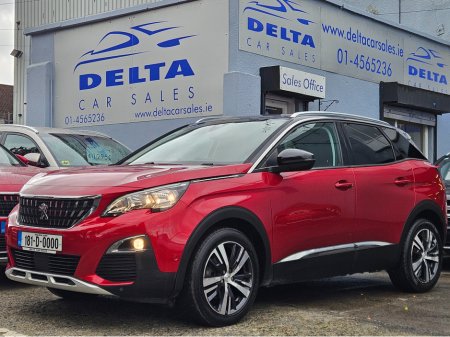 2018 Peugeot 3008 1.5 BLUEHDI ALLURE AUTOMATIC S/S NCT 10/27 TAX €190 PER YEAR FINANCE AVAILABLE FROM €81 PER WEEK SAT NAV/ ALLOYS/ BLUETOOTH/ AUX/ USB/ AUTO LIGHTS AND WIPERS/ HISTORY CHECKED €17,950