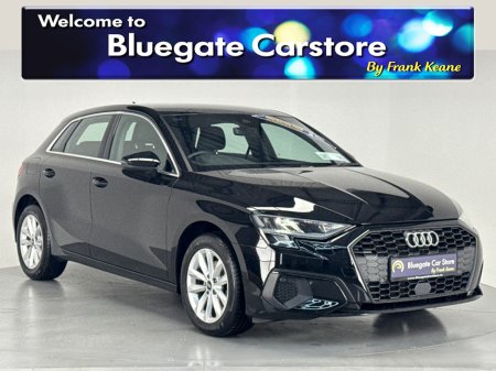 2022 Audi A3 SPORTBACK 30 TFSI 110HP ATTRACTION**DIGITAL DASH**MULTIFUNCTIONAL STEEIRNG WHEEL**KEYLESS START**TOUCH SCREEN MEDIA DISPLAY**APPLE CARPLAY**AIR CONDITIONING**FINANCE AVAILABLE**