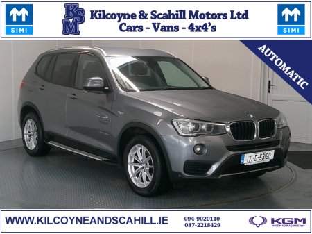 2017 BMW X3 2.0 D F25 XDRIVE20D SE 5DR A
