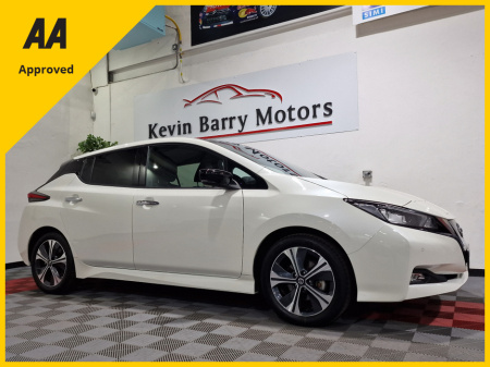 2022 Nissan Leaf EV SVE / TEKNA (40KWH BATTERY) AUTOMATIC **ORIGINAL IRISH CAR / APPLE CARPLAY / BLIND SPOT ASSIST / BOSE PREMIUM SOUND / FULL BLACK LEATHER / HEATED F&R SEATS / SAT NAV / 360 DEGREE PARKING CAMERA** €16,500
