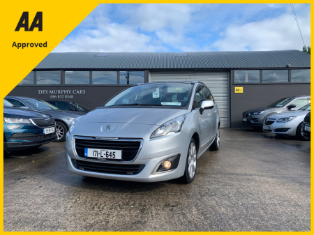 2017 Peugeot 5008 1.6 HDI BLUE ALLURE 120BHP 5DR €11,950