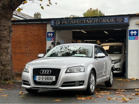 2012 Audi A3 1.4tfsi Automatic, Only 40kms! New Nct 11/2026, Apple Car Play, Android Auto, Reversing Camera, Bluetooth, A/C, Alloys, Immaculate Condition, Service & Warranty Included, SIMI Dealer, €10,750
