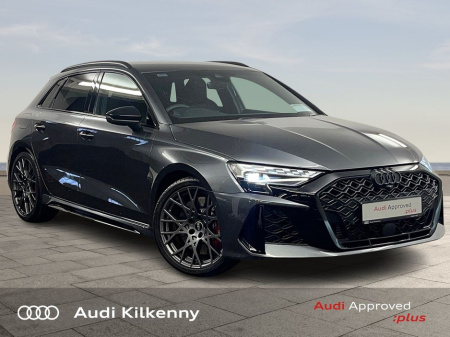 2025 Audi RS3 Black Edition Sportback with High Specification inc RS Exhaust, Sonos Stereo & Matrix Lights etc €108,900