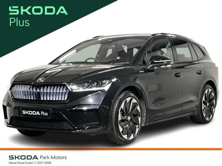 2025 Skoda Enyaq IV 85 Sportline - Crystal Face - Reversing Camera - Sat Nav - Ambient Lighting - Heated Seats - Climate Control - Keyless Start - Apple CarPlay/Android Auto