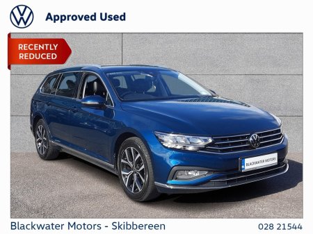 2022 Volkswagen Passat PASSAT ESTATE ELEGANCE 2.0TDI 150BHP AUTOMATIC €33,995