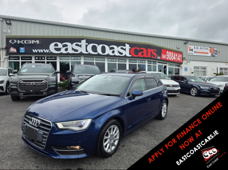 2014 Audi A3 142 REG 1.4 TFSI PRIVACY GLASS  BLUETOOTH CRUSE CONTROL REV CAMERA