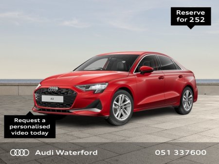 2025 Audi A3 Saloon 35 TDI 150HP S-T SE PCP from €527 per month