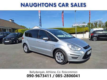 2013 Ford S-Max *DEPOSIT TAKEN* 1.6 TDCI ZETEC 113BHP S/ S/S 7 Seats *Immaculate/Low Miles/New NCT* €6,750