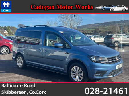 2016 Volkswagen Caddy Maxi Life MAXI TREND TDI 102HP 7 Seater €20,950