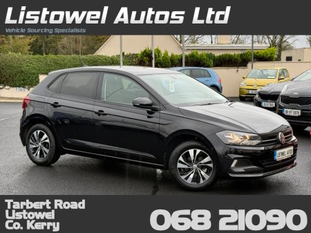 2018 Volkswagen Polo NEW MODEL  COMFORTLINE 1.0 AUTOMATIC * REAR VIEW CAMERA, PARKING SENSORS FRONT & REAR,  ADAPTIVE CRUISE CONTROL, DUAL ZONE CLIMATE CONTROL, ISOFIX CHILD SEAT ANCHOR POINTS, 2 KEYS, FRONT ARM REST* €15,950