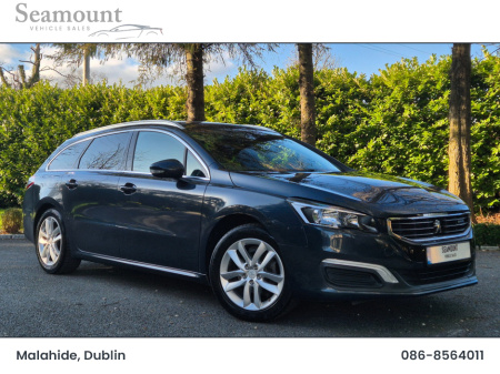 2016 Peugeot 508 ESTATE ACTIVE 1.6 BLUE HDI AUTO - Panoramic Roof - Peugeot Service History - Two Keys - New NCT €9,950