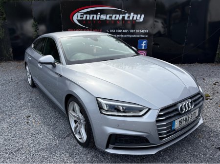 2019 Audi A5 2.0 TDI S LINE 40 S-A 190PS 5DR AUTO//AUTOMATIC // IMMACULATE CONDITION // ALLOYS // HALF LEATHER // AIR-CON // PADDLE SHIFT // VIRTUAL COCKPIT // ADAPTIVE CRUISE // MFSW // ENNISCORTHY AUTO CENTRE