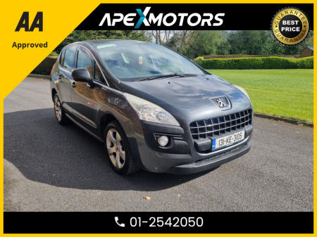 2013 Peugeot 3008 1.6 HDI ACTIVE 112BHP 5DR * AA APPROVED * 101 SAFETY CHECKLIST * IMMACULATE * TOP-SPEC 5DR HATCH * LOW LOW MILES * CRUISE CONTROL and SPEED LIMITER * 2-KEYS * NEW NCT FEB-26 * LOW TAX AUG-25 €6,449
