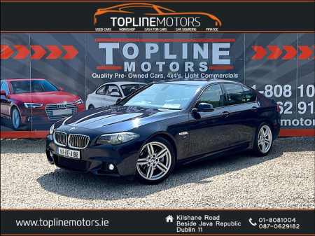2014 BMW 5 Series ==STUNNING  F10 M SPORT//AUTO//FULL LEATHER //NCTED//IMMACUALTE== €14,500