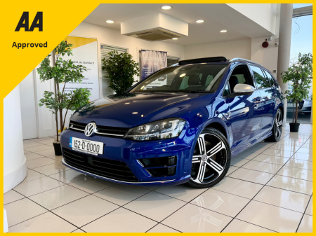 2015 Volkswagen Golf 152 GOLF R 300BHP LEATHER PANORAMIC SUNROOF TOPAZ BLUE-12 MONTHS WARRANTY DSG-AS NEW CONDITION €26,900