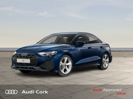 2025 Audi A3 SALOON 30TFSI 116BHP S-LINE BLACK EDITION WITH COMFORT PACK €48,190