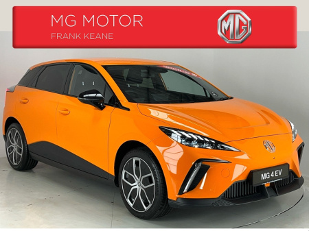 2025 MG 4 0 % FINANCE OPTIONS AVAILABLE**VOLCANO ORANGE MG 4 EXCLUSIVE 64 kWh**WLTP RANGE UP TO 435KM**HALF LEATHER INTERIOR**HEATED SEATS & STEERING WHEEL**360 DEGREE CAMERA**ADAPTIVE CRUISE CONTROL