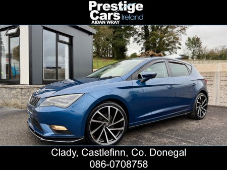 2016 SEAT Leon 1.6 TDI SE DYNAMIC TECHNOLOGY,TECH PACK,IRISH REG,110BHP,METALLIC BLUE,BODY KIT,XENON LIGHTS,SAT NAV,APPLE CAR PLAY,TWO OWNERS,NCT UNTIL 09/2026,FSSH