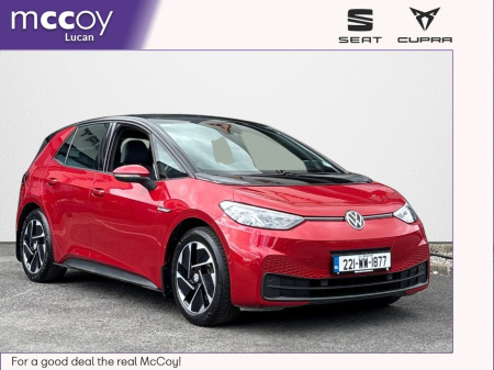 2022 Volkswagen ID.3 * SALE PRICE * ID3 COMFORT 145HP 58kWh * LOW RATE FINANCE * BATTERY WARRANTY TO 2030 *
