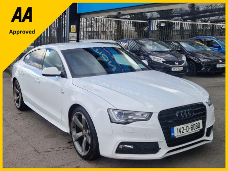2014 Audi A5 2.0 TDI, SPORTBACK, S LINE, QUATTRO, AUTOMATIC, NATIONWIDE WARRANTY, AA APPROVED, FINANCE, 5 STAR REVIEWS €15,995