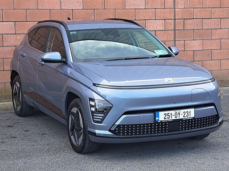 2025 Hyundai Kona Premium Model with 65kWh battery and range of 512 Kms.